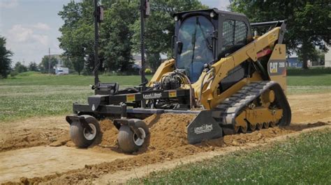 cat skid steer laser level|skid steer laser grader rental.